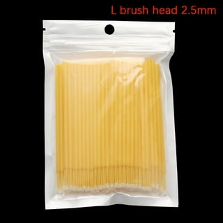 Touch Up Paint Brushes, 100 Pack of 2.5mm Disposable Micro