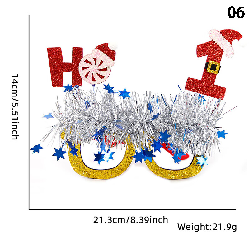 Ustorage Xmas Glasses Frame Merry Christmas Decorations For Home Gnome