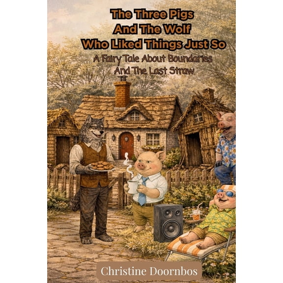 Not Your Usual Fairy Tales- Because Life The Three Pigs And The Wolf Who Liked Things Just So: A Fairytale About Boundaries And The Last Straw, (Paperback)