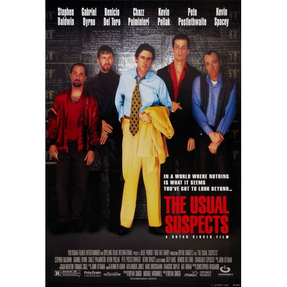 Usual Suspects Mini Movie Poster 11inx17in 11x17 poster