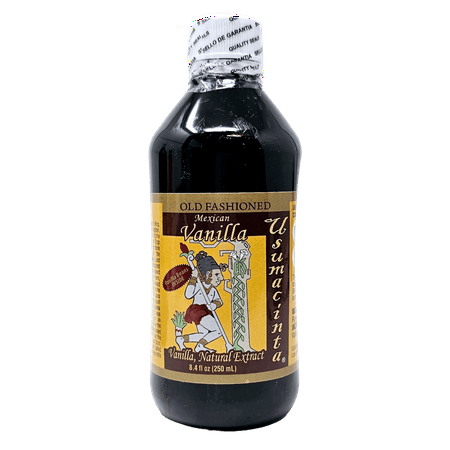 Usumacinta Pure Amber Mexican Vanilla Extract, 8.4oz, Made in Mexico