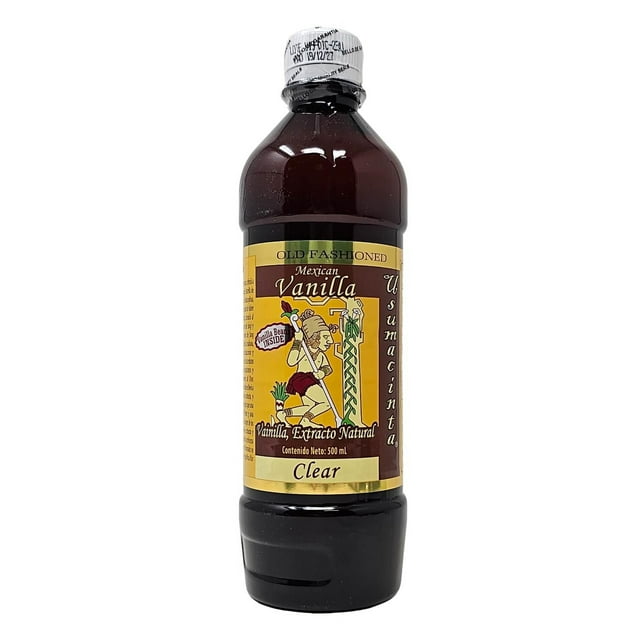 Usumacinta Pure Mexican Vanilla, 16.8 Ounces, Clear