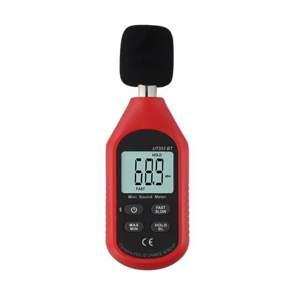 Ut353Bt Noise Meter Blue-Tooth Compatible Noise Detector Handheld Sound Db Sound Noise Tester Quality Monitoring Instrument