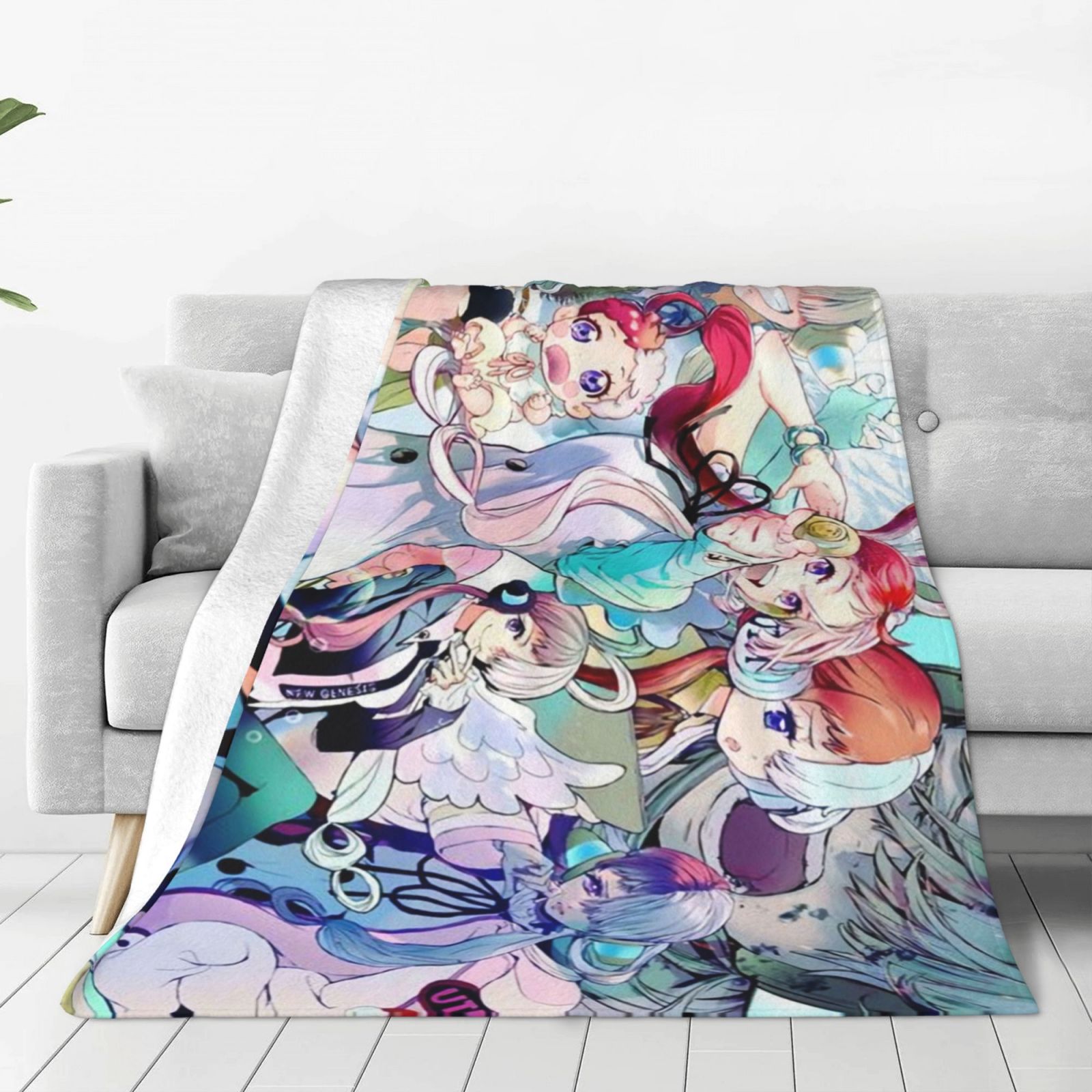 Uta anime Soft Cozy Fleece Throw Blanket Plush Lightweight Warm Fuzzy