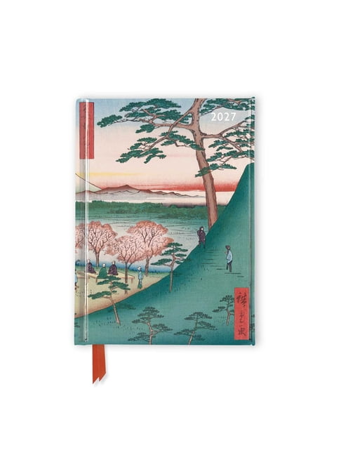 Utagawa Hiroshige: Meguro 2027 Luxury Pocket Diary Planner - Week to View, (Hardcover)