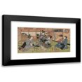 thumbnail image 1 of Utagawa Kunisada (Toyokuni III) 18x11 Black Modern Framed Museum Art Print Titled - A View of the Large New Room at Sakurai (Early or Mid 1830s), 1 of 5