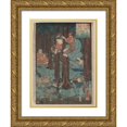 thumbnail image 1 of Utagawa Kuniyoshi 19x24 Gold Ornate Framed and Double Matted Museum Art Print Titled - Hana Some Shanao (1855), 1 of 4