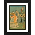 thumbnail image 1 of Utagawa, Sadahide 13x18 Black Ornate Wood Framed with Double Matting Museum Art Print Titled - Foreign sightseers in famous spots of Edo - Ryogoku bridge (Toto meisho kenbutsu ijin - Ryogokubashi, 1 of 4