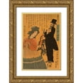 thumbnail image 1 of Utagawa, Sadahide 17x24 Gold Ornate Wood Framed with Double Matting Museum Art Print Titled - People of the five nations - Dutch (Gokakoku jinbutsu zue - Orandakoku), 1861, 1 of 4