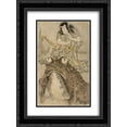 thumbnail image 1 of Utagawa Toyokuni 2x Matted 20x24 Black Ornate Framed Art Print 'Actor Onoe Eizaburo I as a Magician with a Giant Toad', 1 of 2