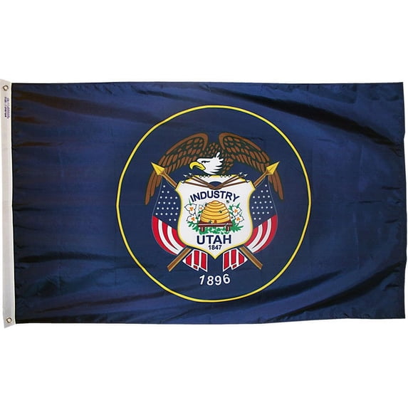 Utah - 2'X3' Nylon Flag