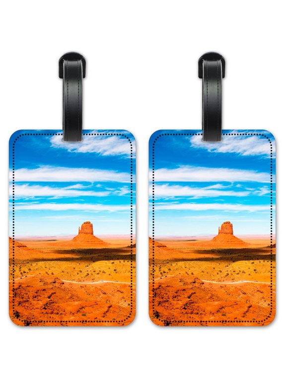 Utah 3 Peaks - Luggage ID Tags / Suitcase Identification Cards - Set of 2