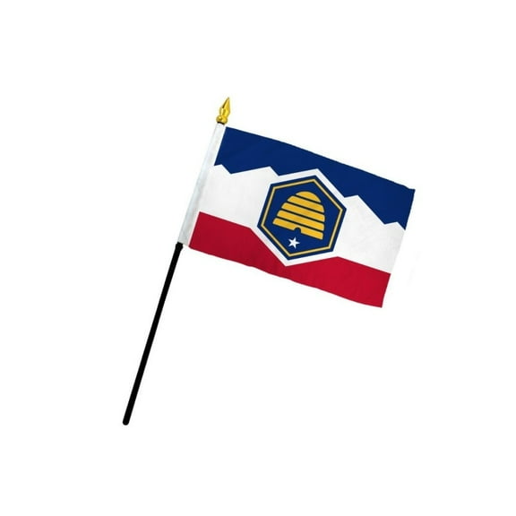 Utah 4x6in Stick Flag