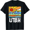 thumbnail image 1 of Utah Artistic Nature & Mountains Vintage Graphic T-Shirt, 1 of 3