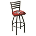 thumbnail image 1 of Utah 36 Inch L014 Black Wrinkle With Ladder Back Bar Stool, 1 of 7