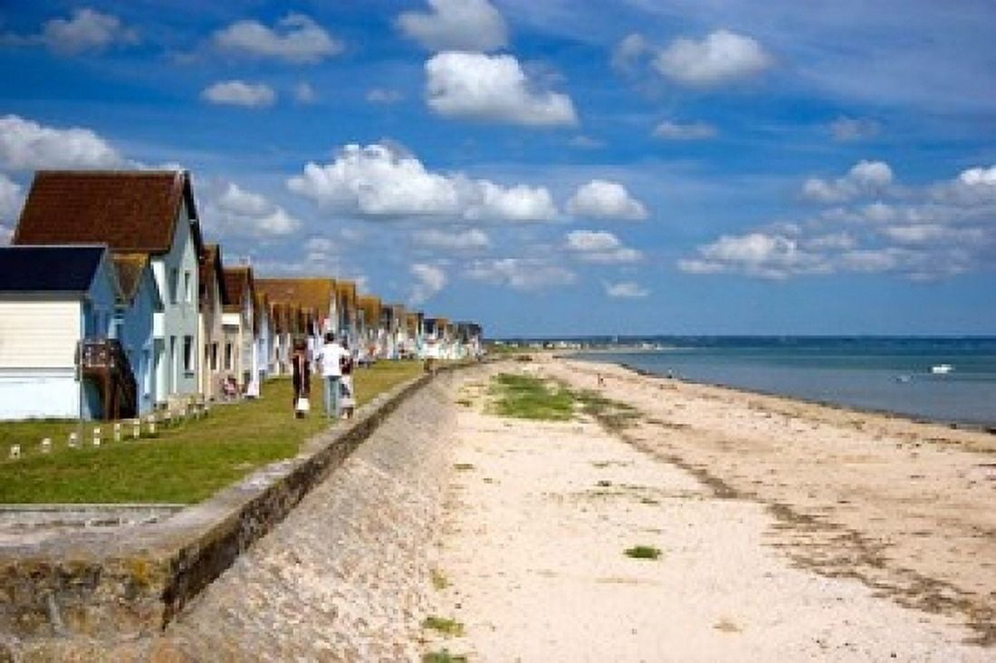 Utah Beach Normandy France Canvas Art - David R Frazier DanitaDelimont (36 x 24)