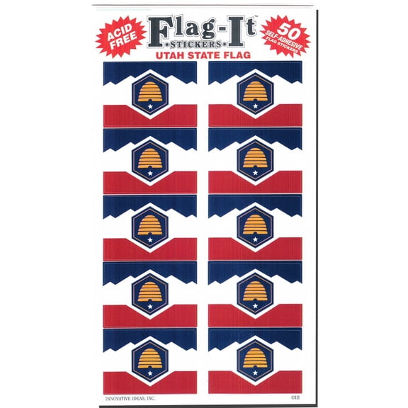 Utah (Beehive) 50 Count Sticker Pack