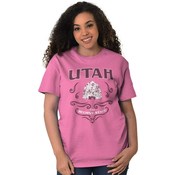 Utah Beehive State Feminine Symbol Women's Graphic T Shirt Tees Brisco Brands M