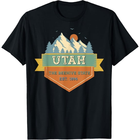 Utah Beehive State National Parks Mighty 5 Tee Bryce Moab T-Shirt