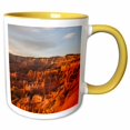thumbnail image 1 of 3drose, Utah, Bryce Canyon National Park, Bryce Amphitheater, 11oz Two-tone Yellow Mug, 1 of 6