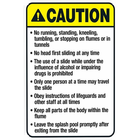 Utah Caution Sign - 8"x12", Complies With State Pool Code, Security Metal Decor for Business, Office, Road, Street, Home, Yard, Garden