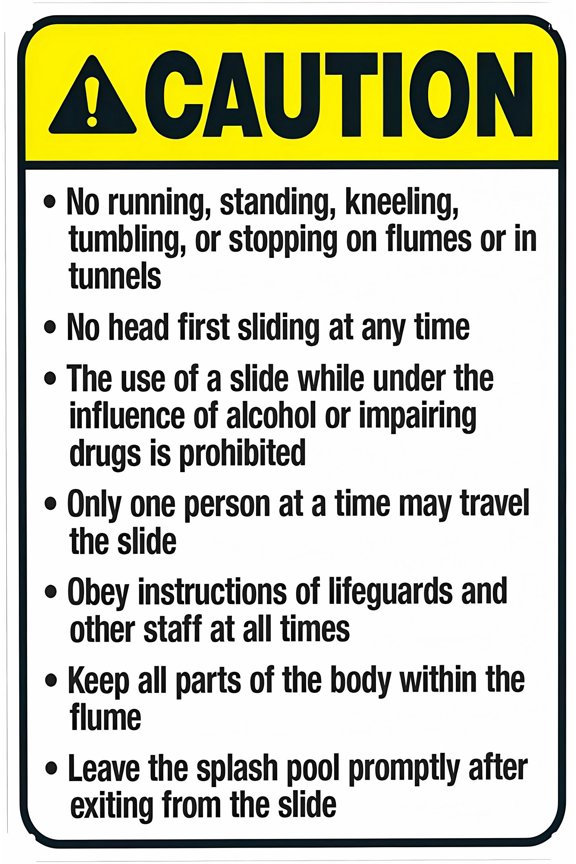 Utah Caution Sign - 8"x12", Complies With State Pool Code, Security Metal Decor for Business, Office, Road, Street, Home, Yard, Garden