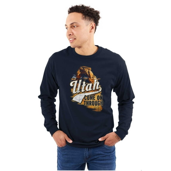 Utah Come On Through National Park Long Sleeve TShirt Men Women Brisco Brands S
