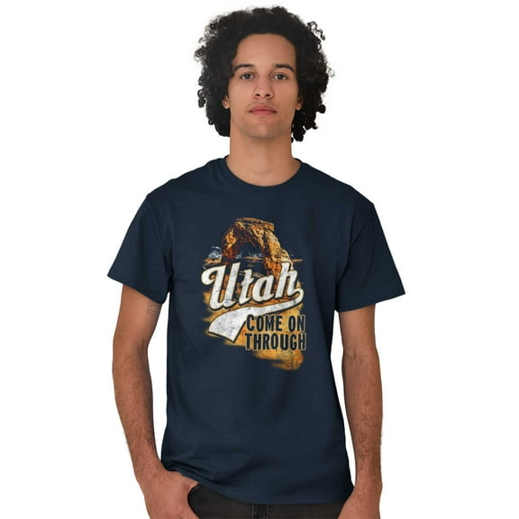 Utah Come On Through National Park Men's Graphic T Shirt Tees Brisco Brands S