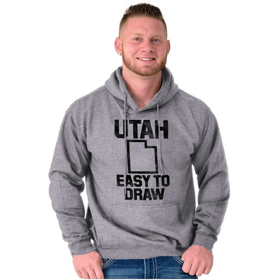 Utah Easy To Draw Beehive State Hoodie Sweatshirt Women Men Brisco Brands S