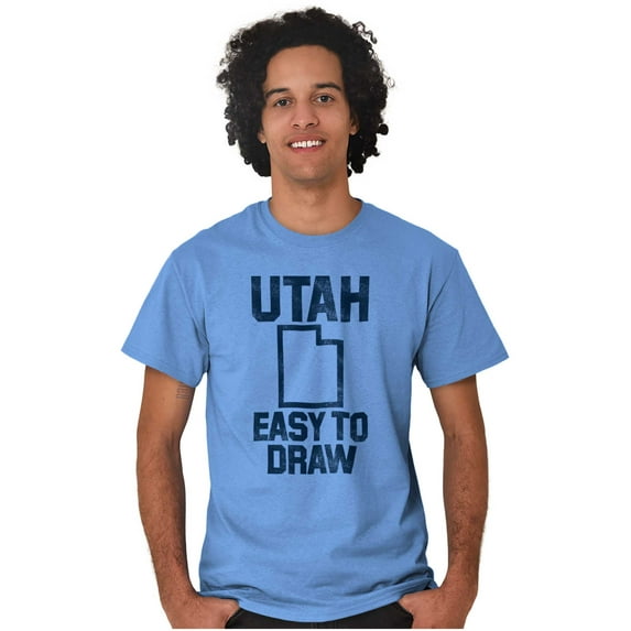 Utah Easy To Draw Beehive State Plus Size Crewneck Graphic Tee Shirt Brisco Brands 4X