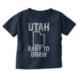 thumbnail image 1 of Utah Easy To Draw Beehive State Toddler Boy Girl T Shirt Infant Toddler Brisco Brands 12M, 1 of 1