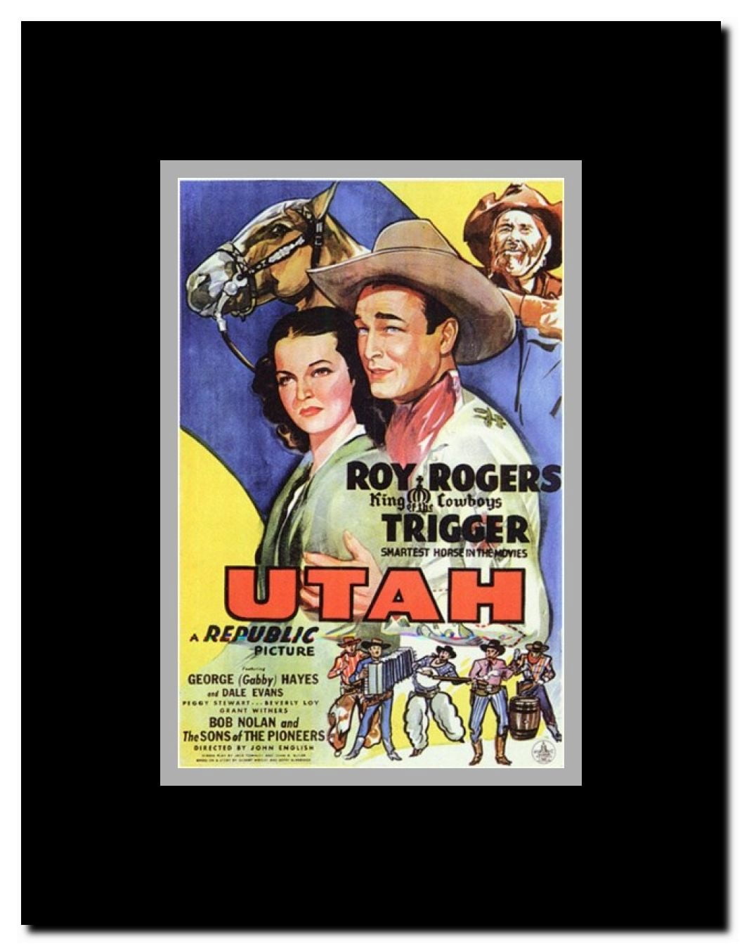 Utah Framed Movie Poster