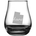 thumbnail image 1 of Utah Home States Etched 4.1oz Spey Dram Whisky Glass, 1 of 1