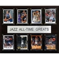 thumbnail image 1 of Utah Jazz 12'' x 15'' All-Time Greats Plaque, 1 of 1