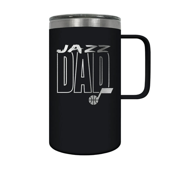 Utah Jazz 18oz. Dad Hustle Travel Mug