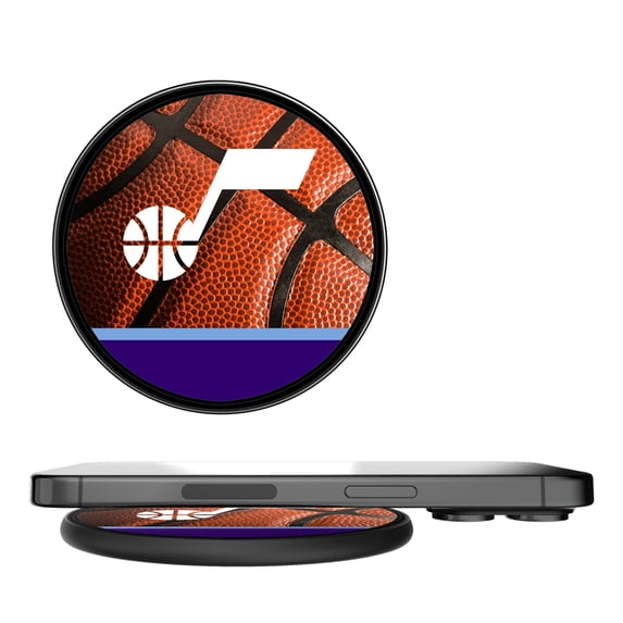 Utah Jazz Basketball Design 10-Watt Wireless Phone Charger
