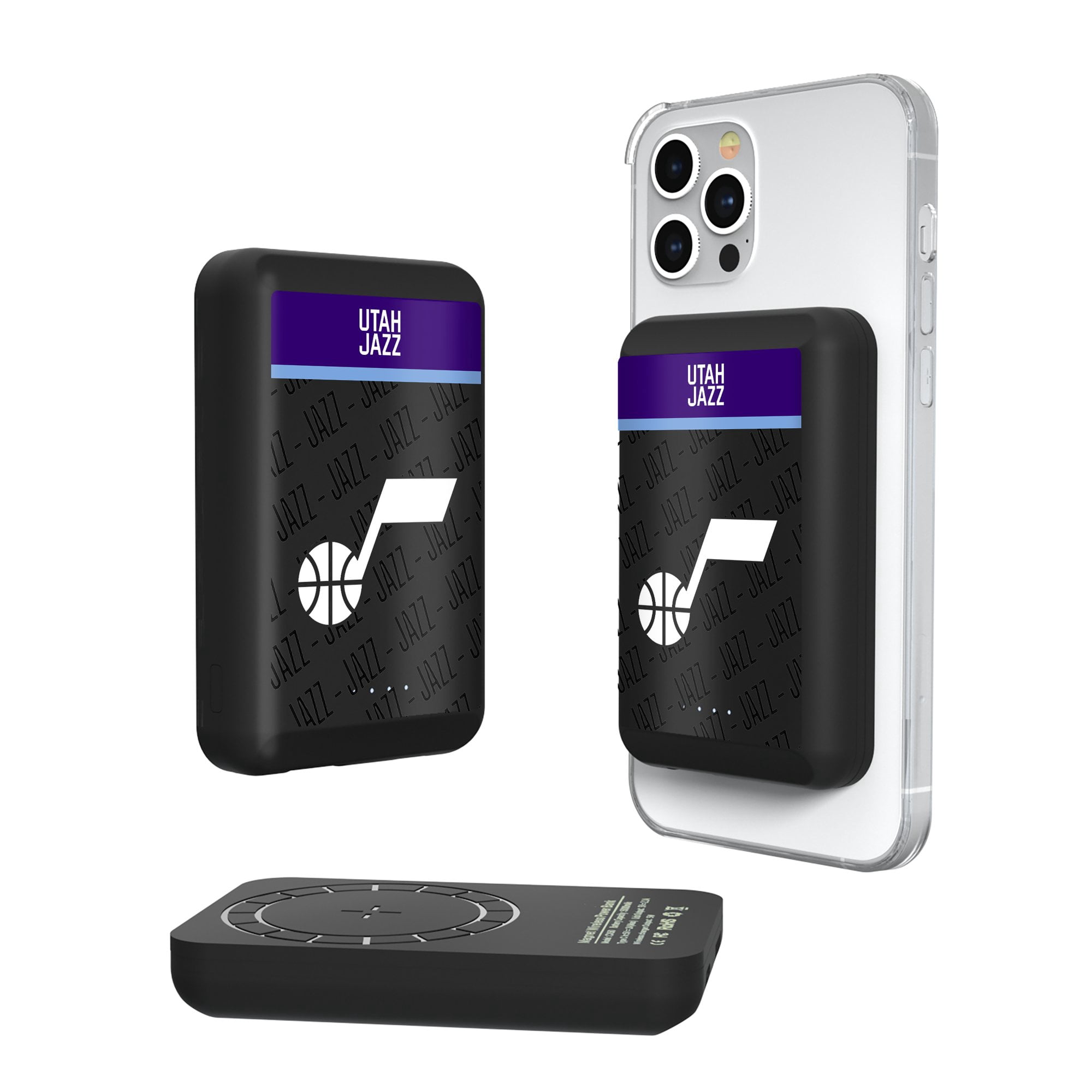 Utah Jazz Endzone Design 5000mAh Wireless Mag Power Bank - Walmart.com