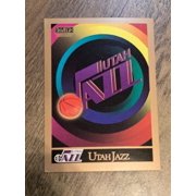 Utah Jazz Nba 1990-91 Skybox 353 Team logo, checklist Trading Cards