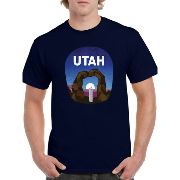 Utah Landscape Men T-Shirt, Male Small