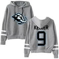thumbnail image 1 of Utah Mammoth Clayton Keller Merch Hoodie – Unisex Ice Hockey Pocketless Drawstring Pullover Sweatshirt, Casual Fashion Streetwear, 1 of 6