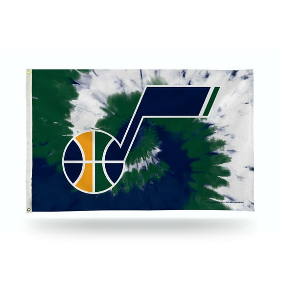 Utah Basketball Jazz Bold Tie Dye Design 3x5 Indoor/Outdoor Banner Flag