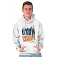 thumbnail image 1 of Utah Now Open On Sundays UT State Souvenir Hoodie Sweatshirt Women Men Brisco Brands, 1 of 2