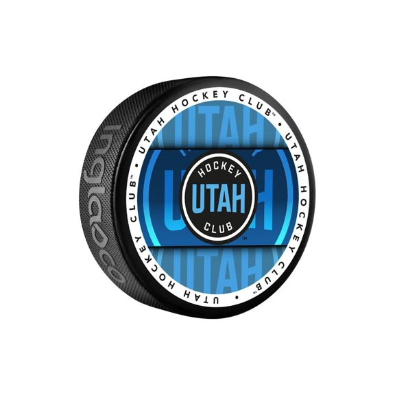 Utah Officially Licensed Medallion Design Hockey Puck