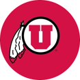 thumbnail image 1 of Utah Running Utes DECAL RR 4" Round Vinyl Auto Home Window Glass University of, 1 of 1