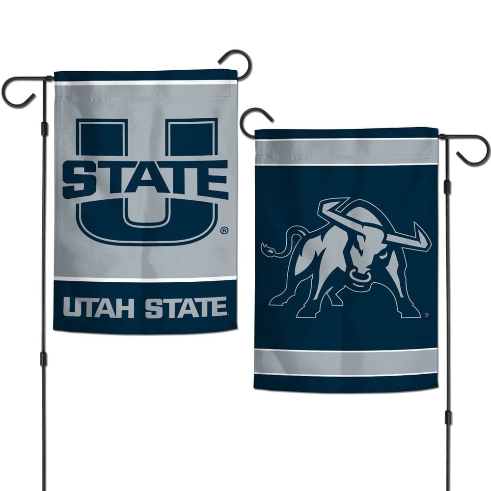Utah State University Aggies House Flag – 30x40 Inch Double Stitched Polyester Flag, Top Sleeve For Flagpole (Officially Licensed)