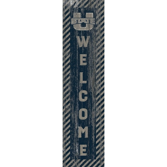 Utah State Aggies 12'' x 48'' Door Leaner Welcome Sign