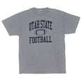thumbnail image 1 of Utah State Aggies T-shirt - Football, Heather, 1 of 1