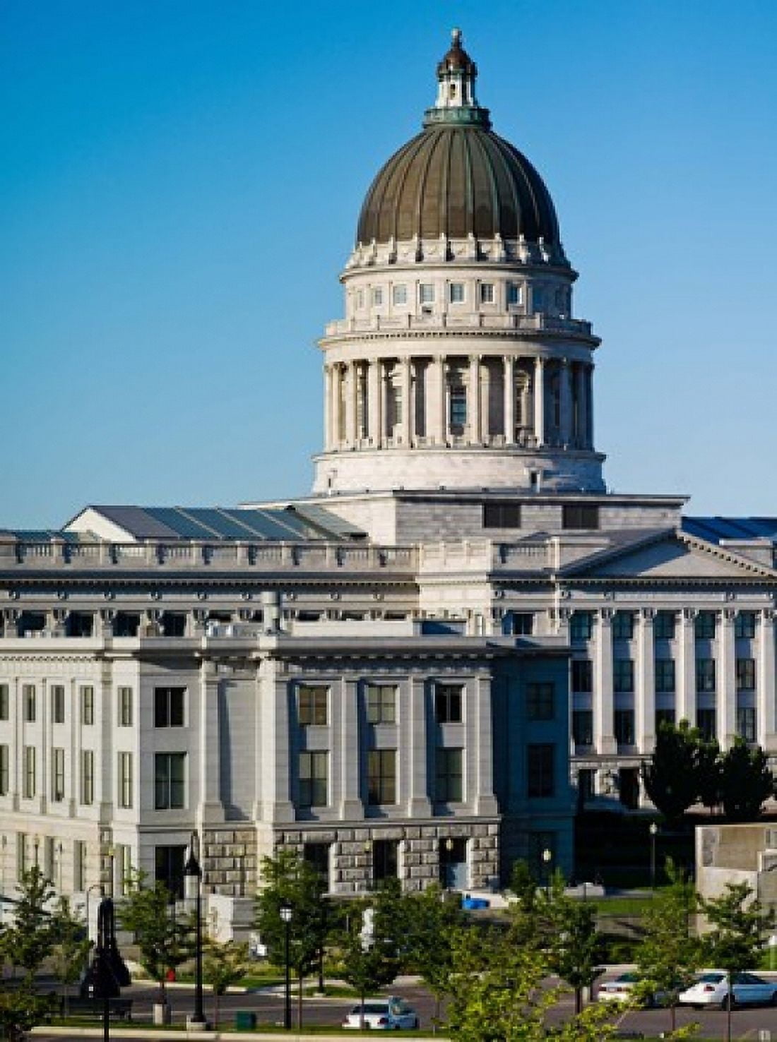 Utah State Capitol Building Salt Lake City Utah USA Canvas Art - Panoramic Images (27 x 36)