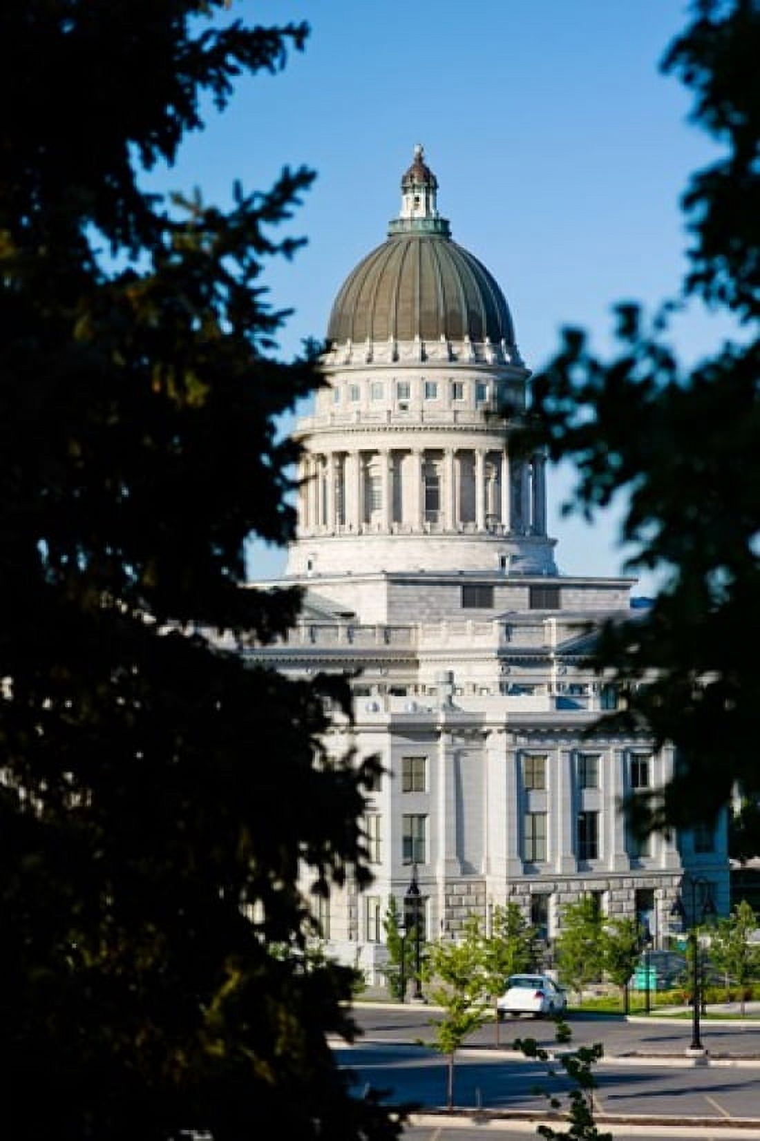 Utah State Capitol Building Salt Lake City Utah USA Canvas Art - Panoramic Images (36 x 24)