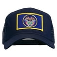 thumbnail image 1 of Utah State Flag Patched Mesh Cap - Navy OSFM, 1 of 5